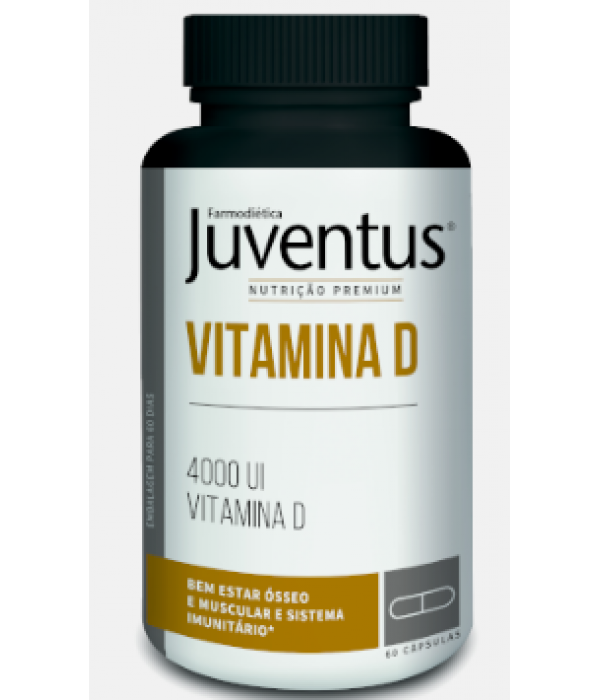 Juventus Premium Vitamina D - 4000 UI - 60 Cápsulas 